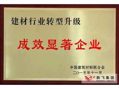 (2015)建材行業(yè)轉(zhuǎn)型升級(jí)成效顯著企業(yè)